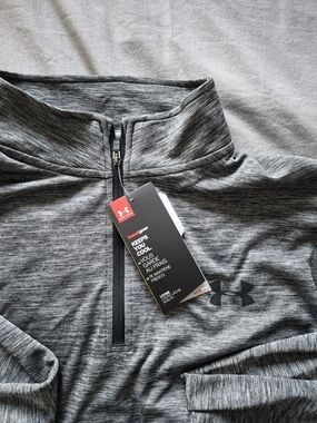 Under Armour Women's Grey Quarter-Zip Performance Shirt
